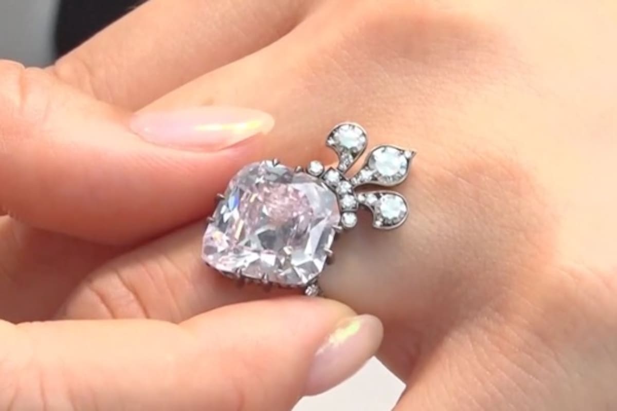 El diamante rosa vinculado a María Antonieta que podría alcanzar los 5 millones de dólares en subasta