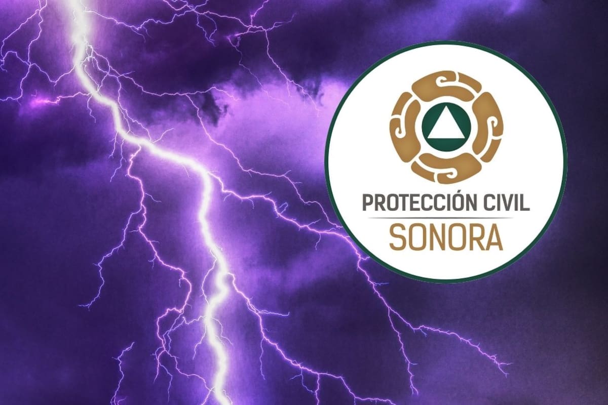 Protección Civil atiende reportes por caída de rayos en Ciudad Obregón