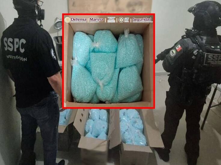 Golpe al tráfico de fentanilo en Colima: aseguran 270 kilos y detienen a presunto líder de célula criminal