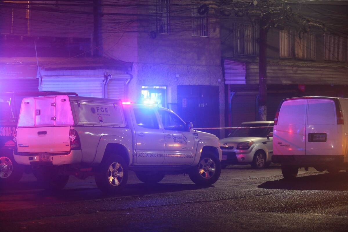 La escena del crimen quedó a cargo del personal de homicidios de la FGE.