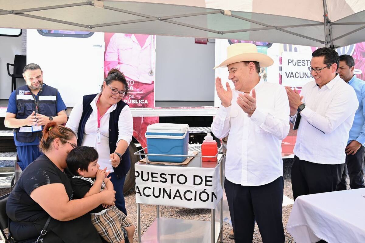 Avanza programa de vacunación en Sonora