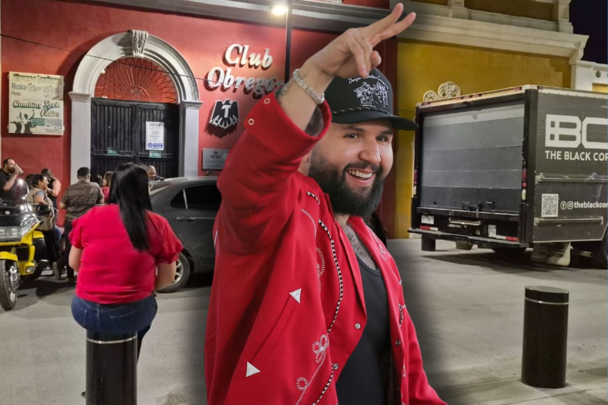 Carín León graba videoclip en el Club Obregón junto a Adriel Favela en pleno centro de Hermosillo