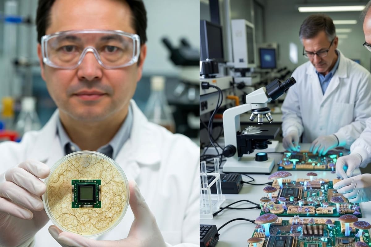 Microchips hechos con hongos: científicos prueban memoria en sistemas vivos