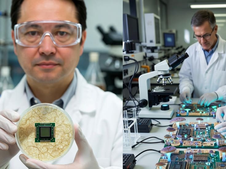 Microchips hechos con hongos: científicos prueban memoria en sistemas vivos