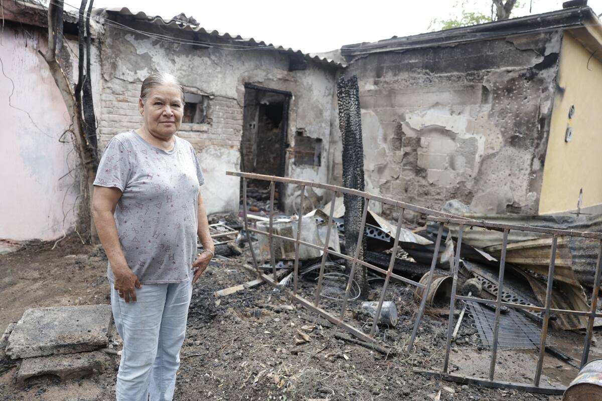Incendio destruye el hogar de Francisca Yocupicio y su familia, piden ayuda para recuperarse