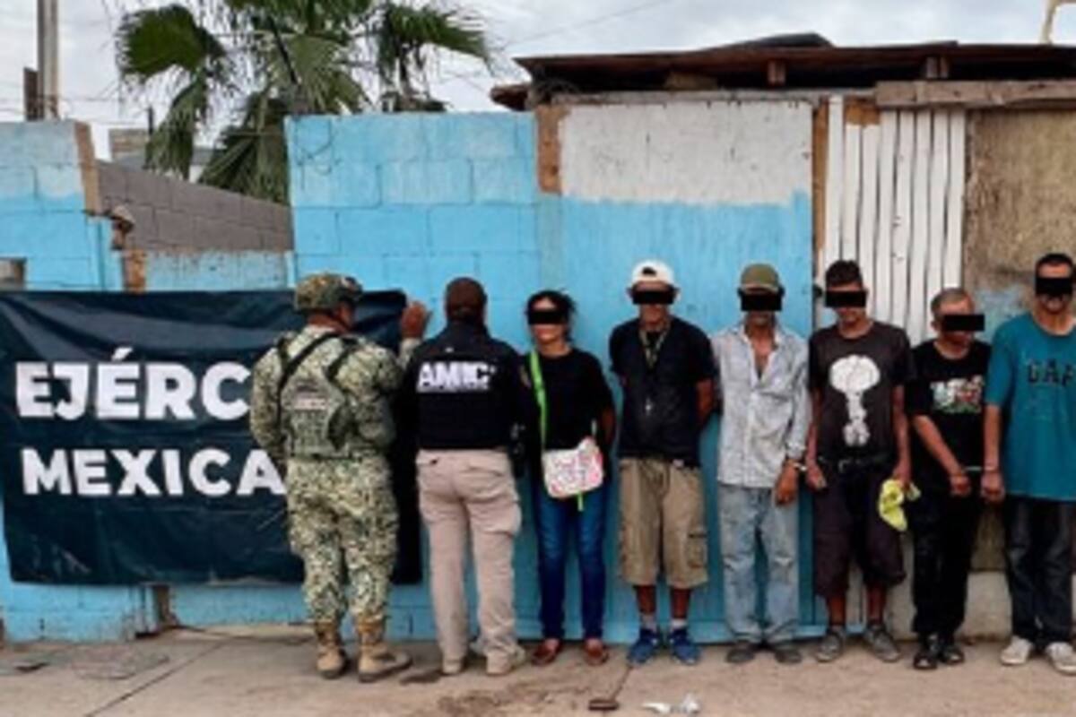 Cateo en SLRC deja seis detenidos y droga asegurada en colonia Sonora