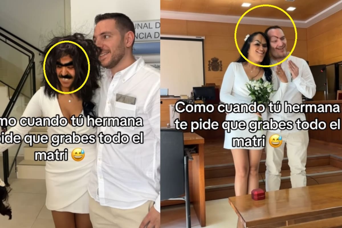 Le pide a su hermana que grabe su boda… y ella la convierte en una comedia con filtros