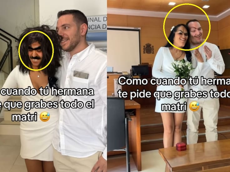 Le pide a su hermana que grabe su boda… y ella la convierte en una comedia con filtros