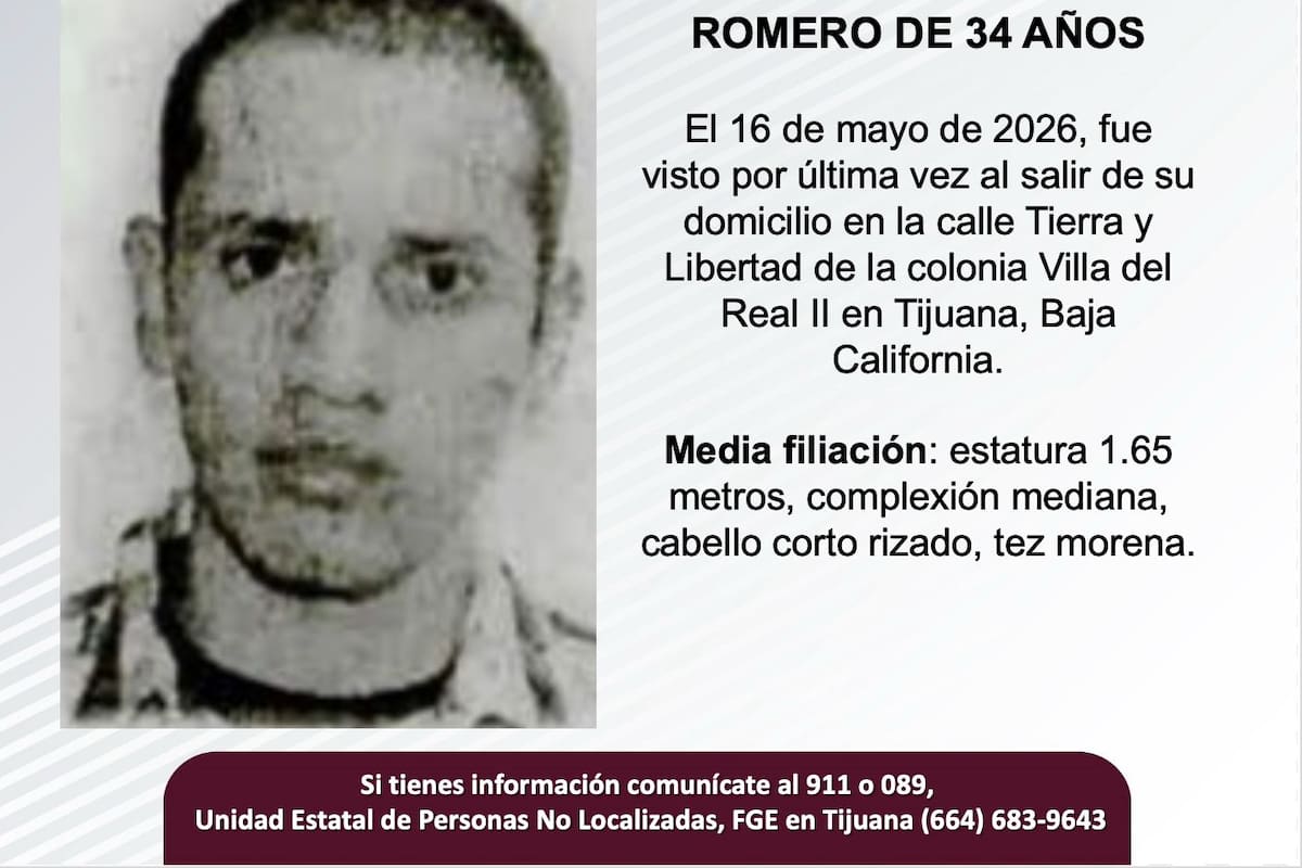 Se busca a Edgar Ricardo Pérez Romero de 34 años