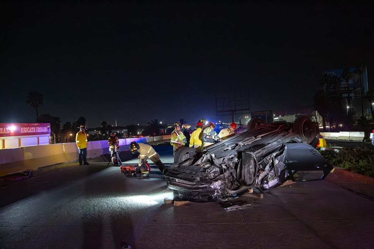 Accidente vial en zona río deja un hombre prensado