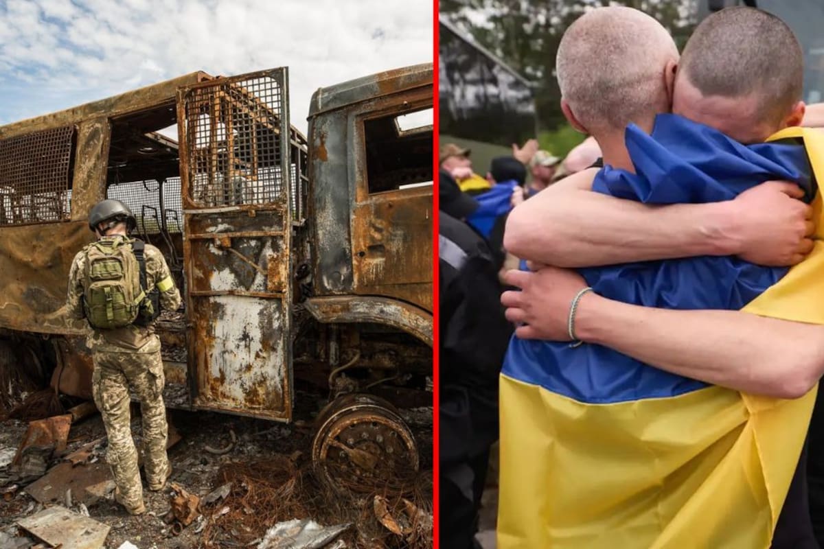 Rusia y Ucrania realizan el primer intercambio de prisioneros de guerra jóvenes como parte de los acuerdos de paz alcanzados en Estambul