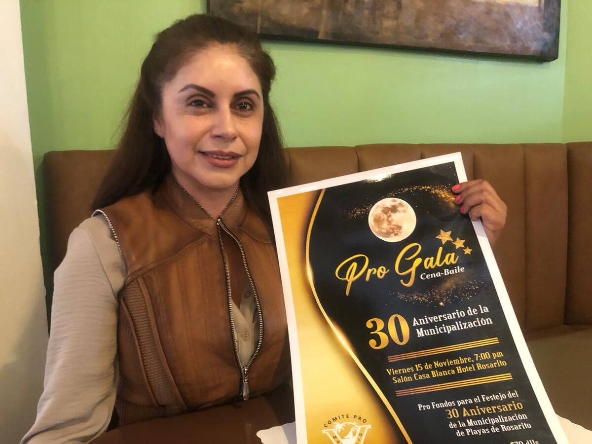 Nancy Hernández Villela, presidenta del Comité Pro Municipio de Rosarito.
