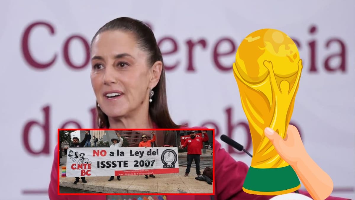 Sheinbaum asegura que la inauguración de la Copa Mundial 2026 en el Estadio Azteca se realizará sin problemas, pese a protestas de la CNTE, madres buscadoras y miles de aficionados concentrados en las calles