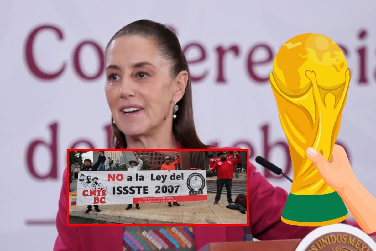 Sheinbaum asegura que la inauguración de la Copa Mundial 2026 en el Estadio Azteca se realizará sin problemas, pese a protestas de la CNTE, madres buscadoras y miles de aficionados concentrados en las calles