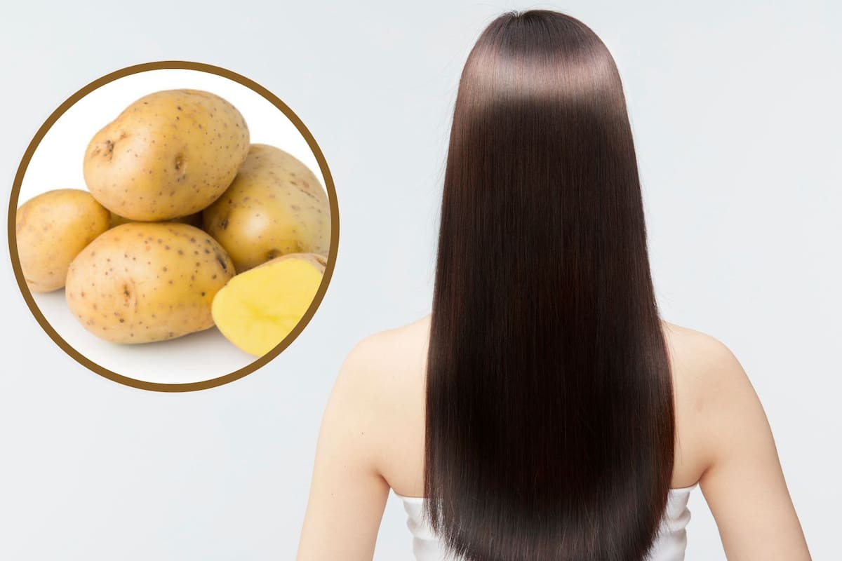 ¿Para qué sirve el agua de papa en el cabello?