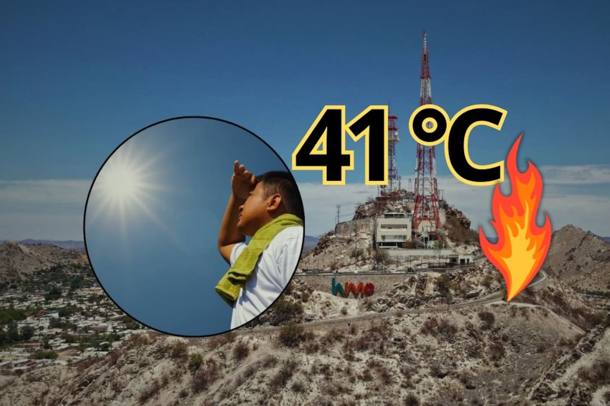 Calor en Hermosillo rompe récord histórico por segundo día consecutivo, con 41 °C en el Aeropuerto y 39 °C en la ciudad este jueves 26 de febrero