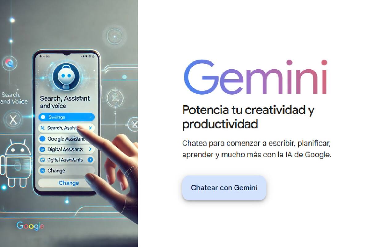 Te decimos cómo cambiar el Asistente de voz de Google por Gemini para Android
