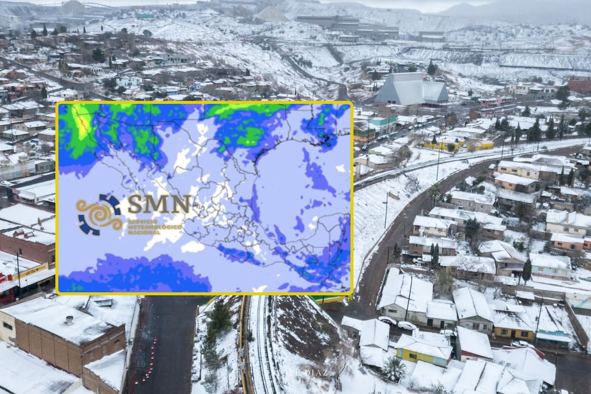 SMN alerta por caída de nieve y fuertes lluvias para el miércoles y jueves en estas ciudades; frente frío 15 bajará las temperaturas a -10 °C en algunas partes