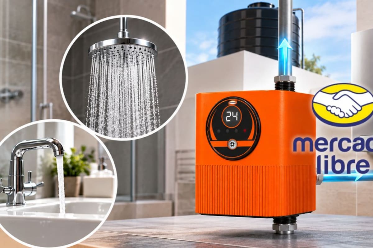 Mercado Libre reduce a 619 pesos el costo de la bomba presurizadora Evans para dos servicios simultáneos con envío gratis en México