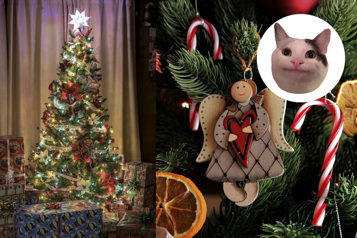 Consejos para evitar que tu gato destruya el árbol de Navidad