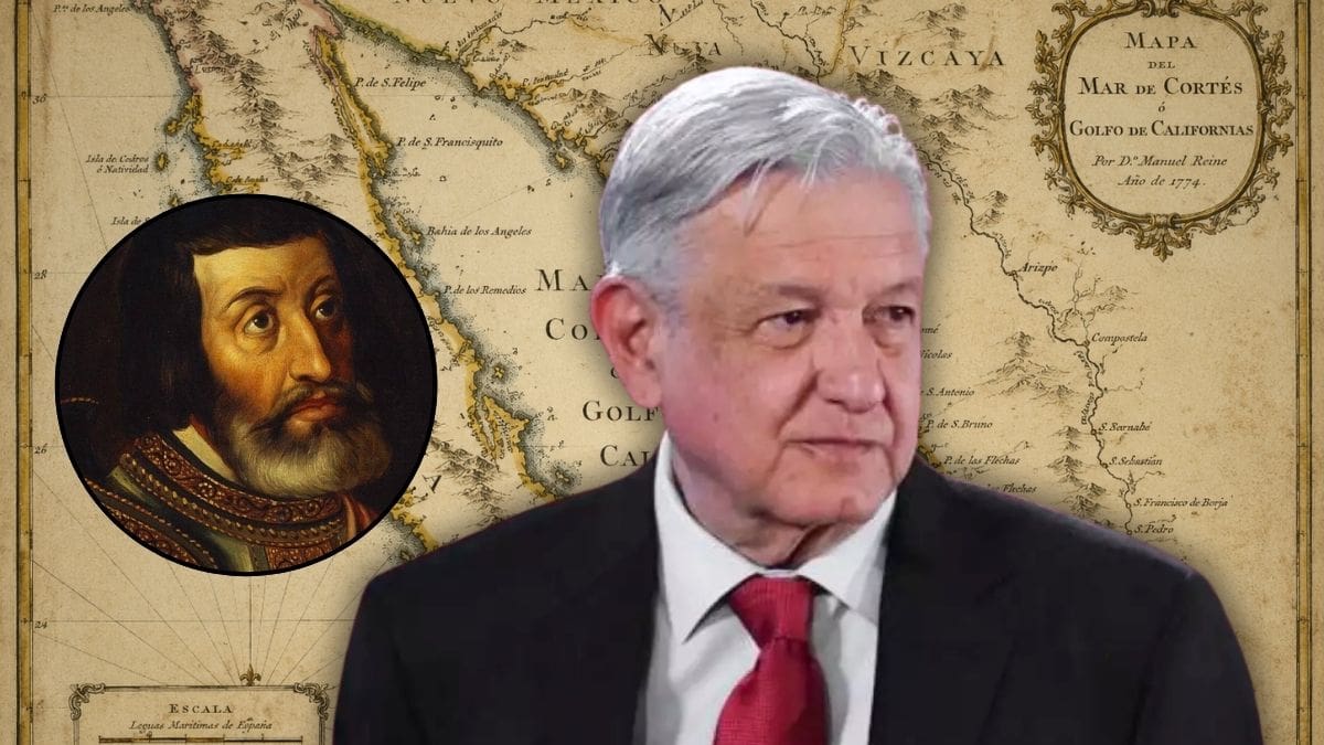 “¡Qué Mar de Cortés ni que nada!”: así fue la propuesta de AMLO para cambiar el nombre del Golfo de California como parte de una serie de acciones simbólicas impulsadas por su administración para reducir referencias ligadas al periodo colonial español