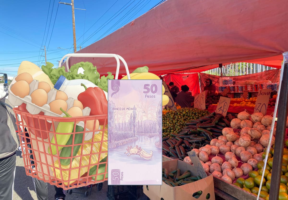 La combinación de la cuesta de enero y el incremento en precios básicos presiona el gasto en los hogares, señalan tijuanenses. Foto: Emmanuel Castañeda/Composición