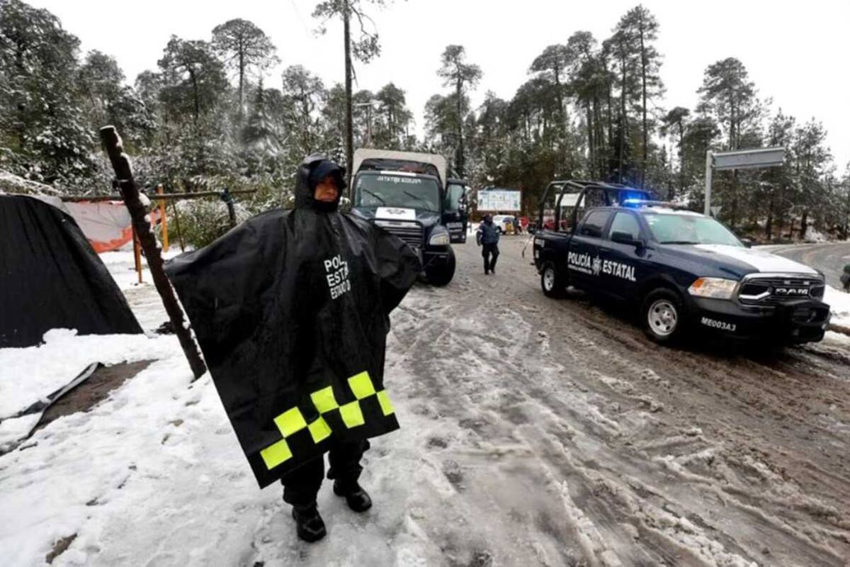 Frente frío 35 deja caer nieve en distintas regiones de México