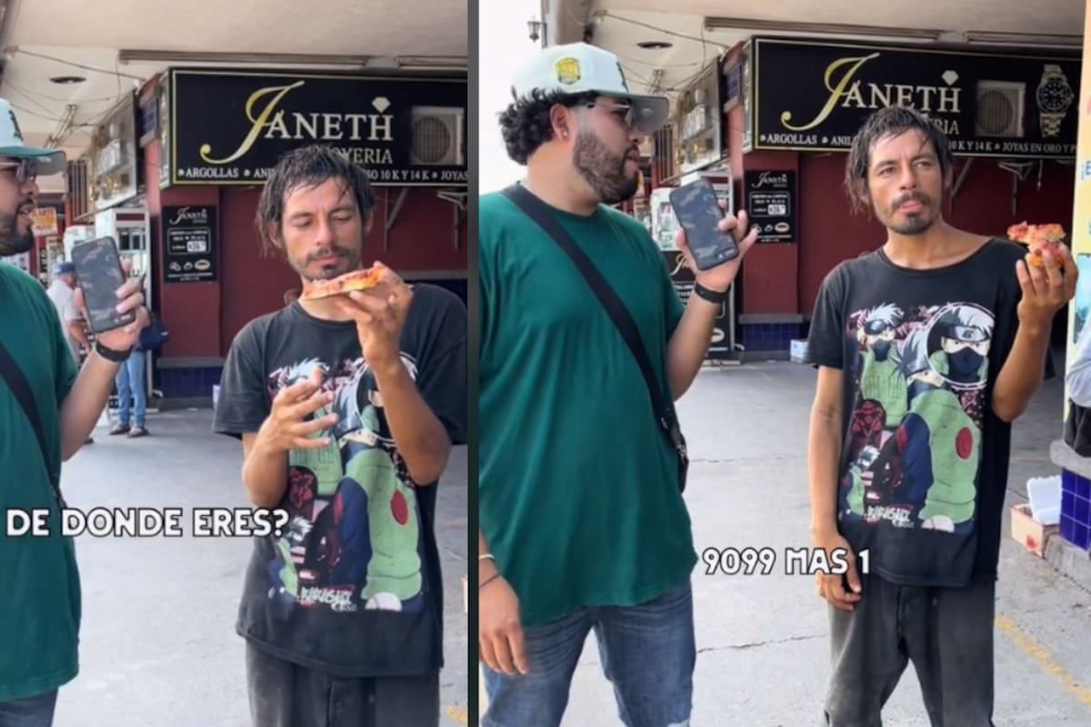 ¿Cómo supiste que Benito Juárez descubrió América?: Influencer entrevista a indigente y le regala 500 pesos