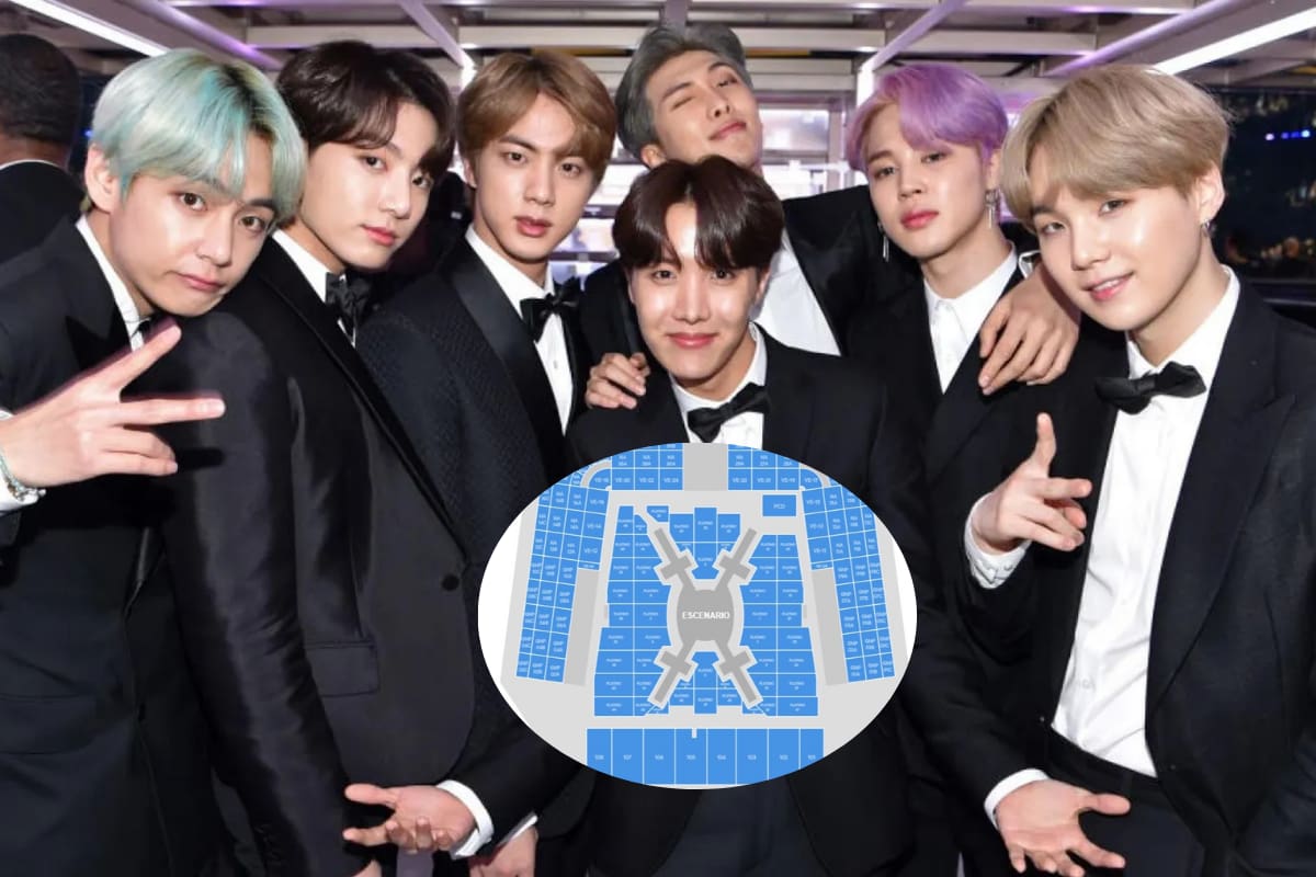 Ticketmaster revela el mapa para el concierto de BTS en CDMX: así será el escenario y las zonas del Estadio GNP