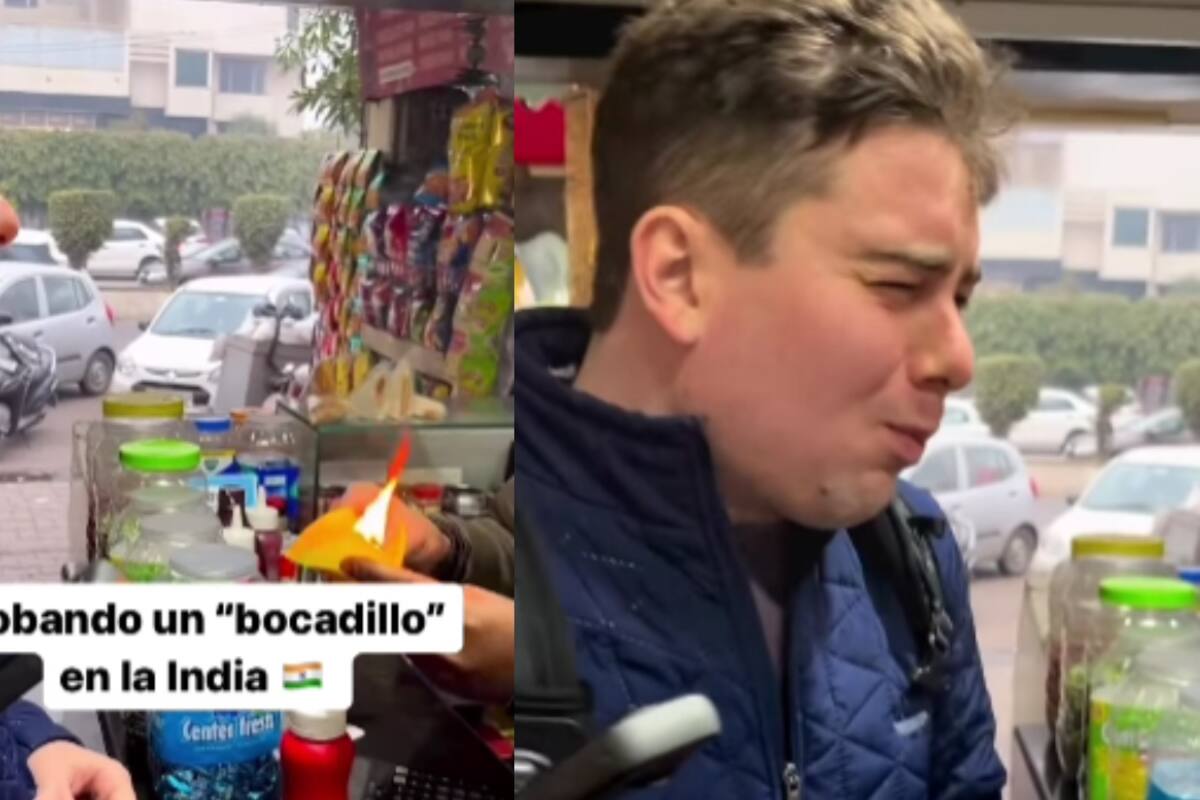 Hombre visita la India y recibe un bocadillo en llamas directamente en la boca
