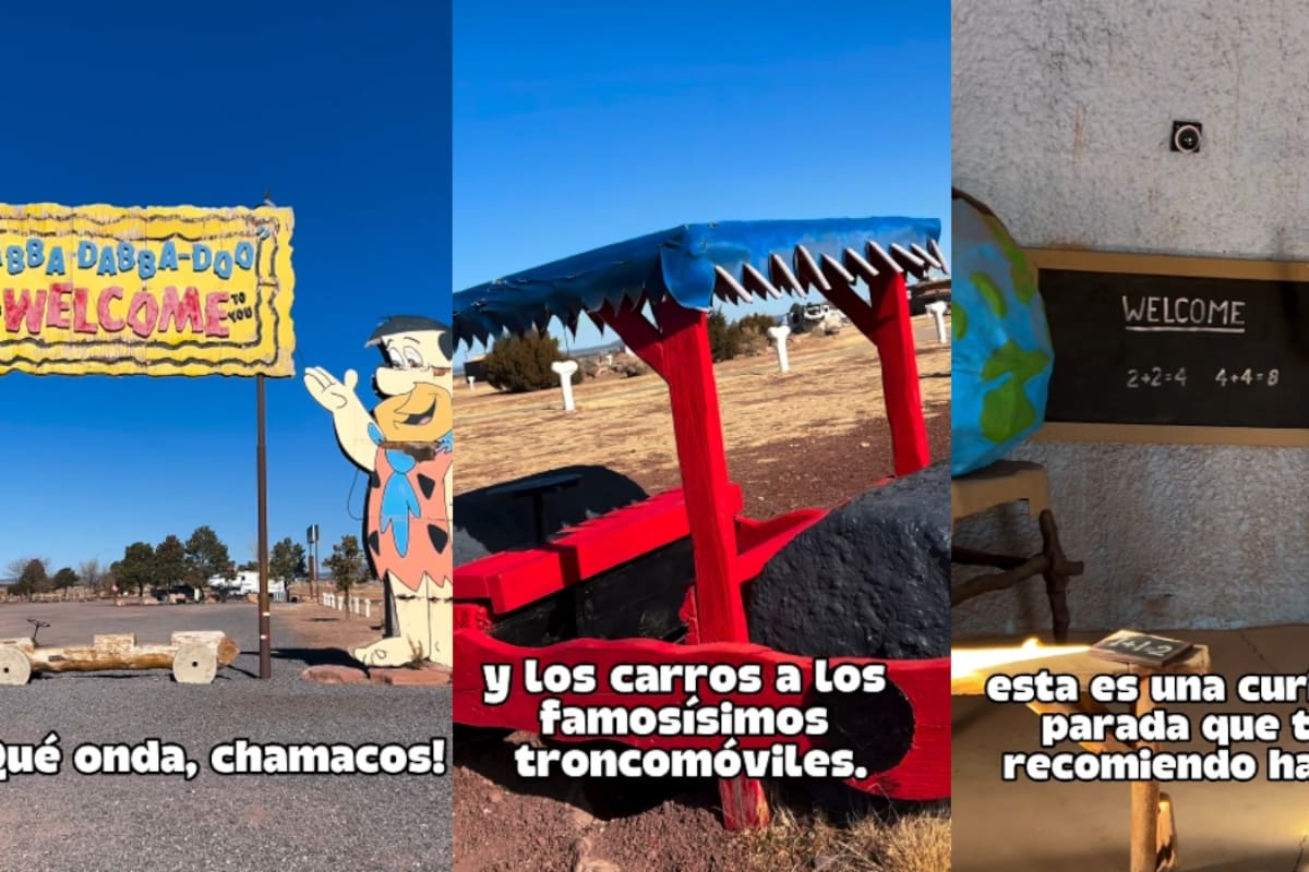 VIDEO: La ciudad de Los Picapiedra existe y está en Williams, Arizona