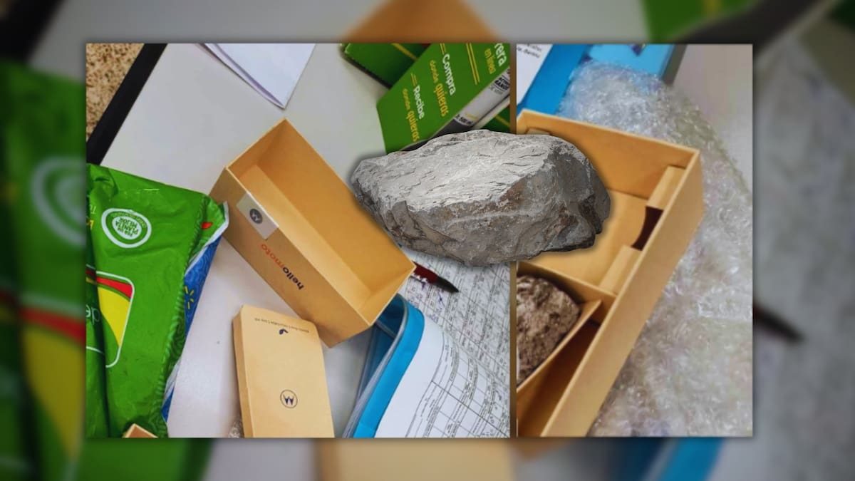 Pidieron un celular por una reconocida tienda en línea, pero al abrir el paquete se dieron cuenta de que la caja venía con una piedra; familias denuncian estafa en compras por internet en Cuernavaca