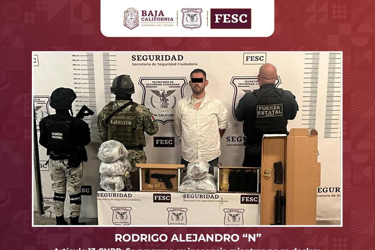 Rescata Fuerza Estatal a persona privada de su libertad en Tecate