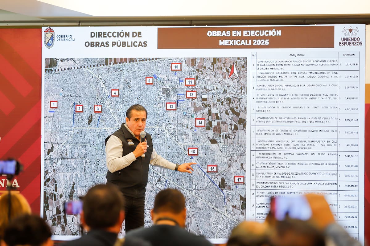 Anuncian inversión de 756 millones de pesos para bacheo en Mexicali y su Valle