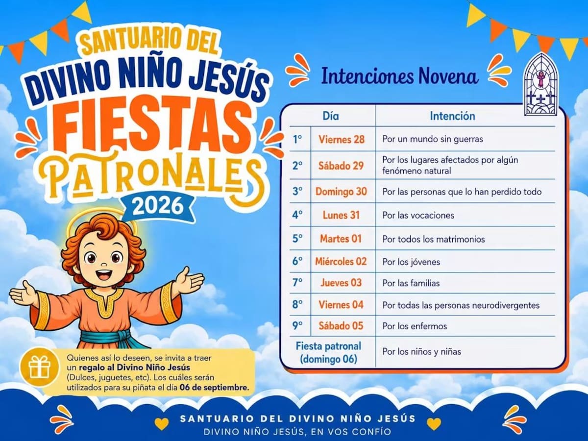 Fiestas Patronales del Divino Niño Jesús se realizarán en Hermosillo. Foto: Facebook