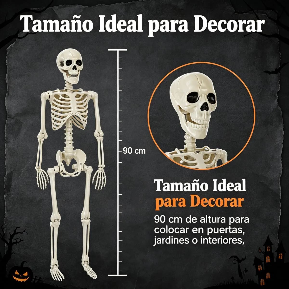 Esqueleto decorativo de plástico | Mercado Libre