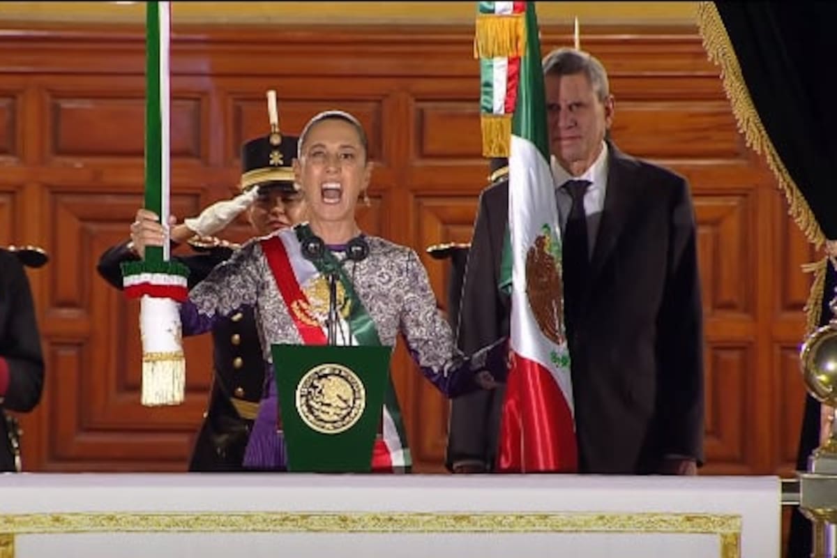 Preside Claudia Sheinbaum su primer Grito de Independencia en conmemoración de los 215 años de la lucha independentista