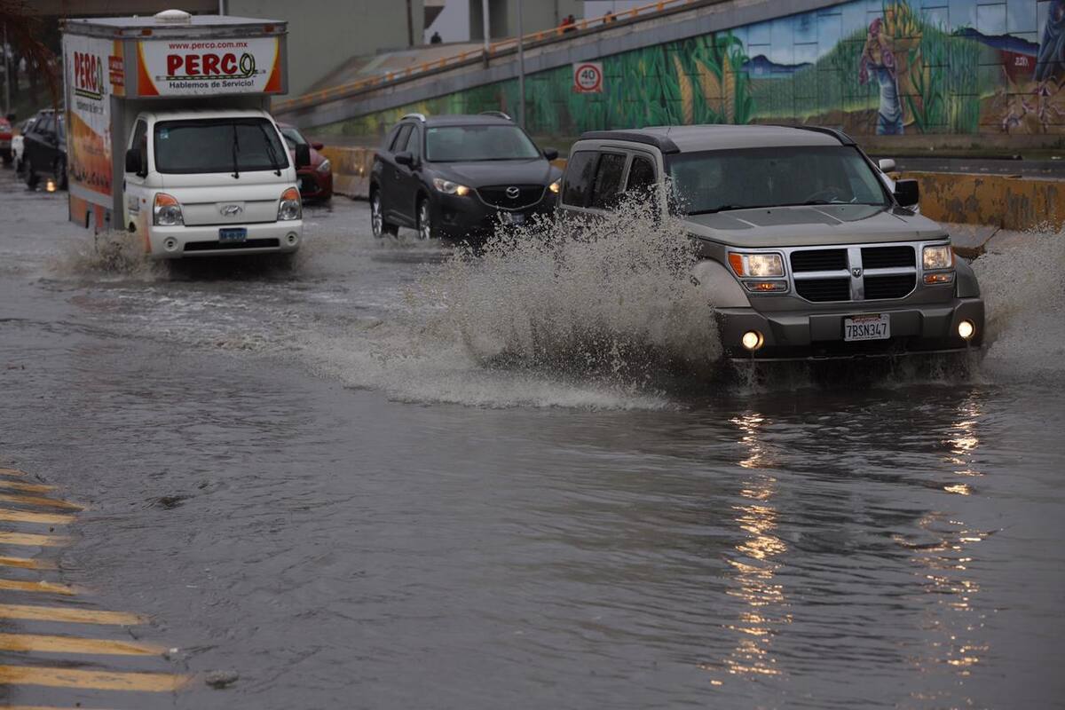 Así se vivieron las lluvias este lunes en Tijuana