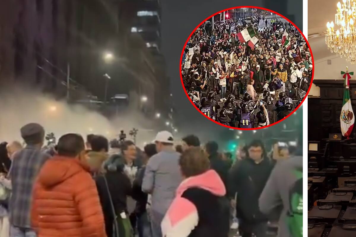 Tensión en Xicoténcatl: Protesta por reforma judicial enfrenta a policías