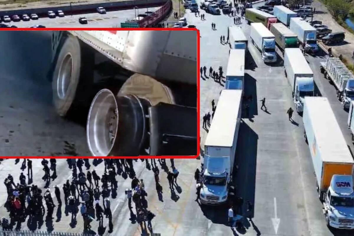 Transportistas sufren robo mientras protestaban por robos en el Arco Norte; levantan bloqueo tras acusar amenazas de elementos de la FGR