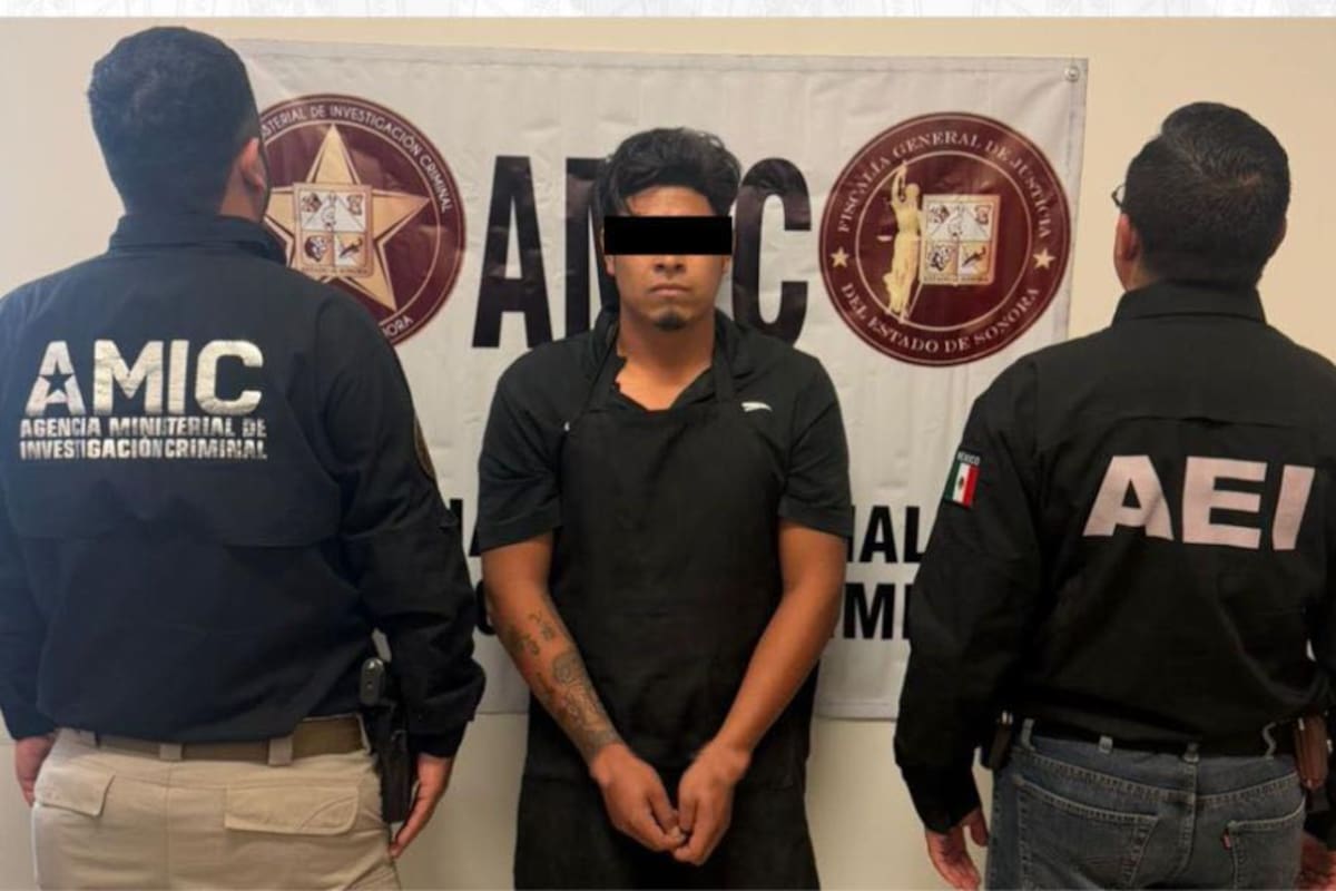 Captura AMIC en Guaymas a prófugo que era buscado por homicidio en Chihuahua