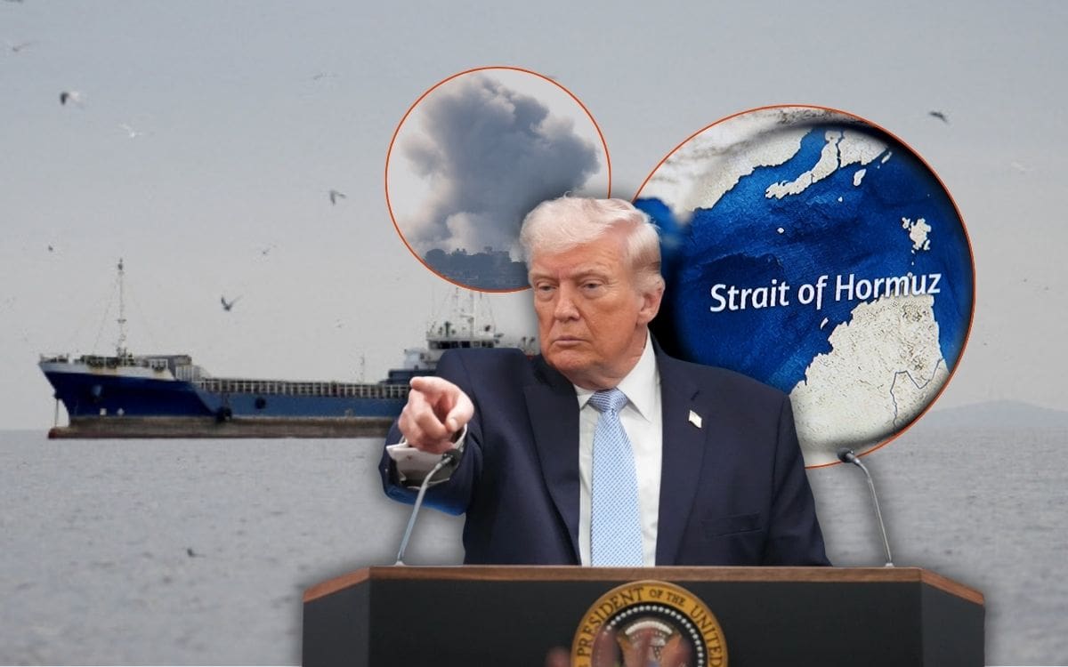 Bloqueo naval de EEUU contra Irán entra en vigor en el golfo de Omán y Trump advierte que cualquier buque será eliminado tras asegurar destrucción de su armada. | Crédito: REUTERS/AP