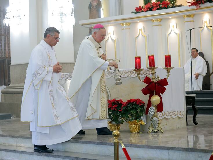 Finaliza arzobispo Ruy Rendón Leal Año Jubilar 2025 en la Catedral de Hermosillo