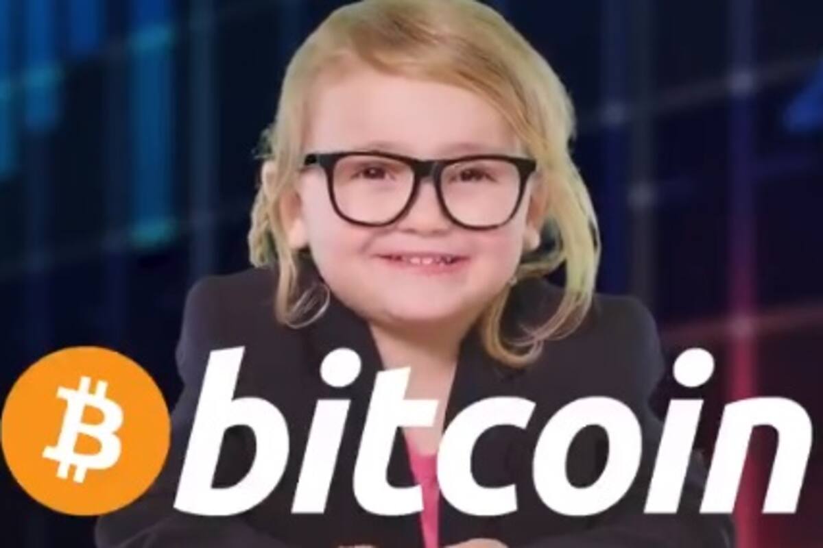 Niña explica con dulces cómo funciona el Bitcoin