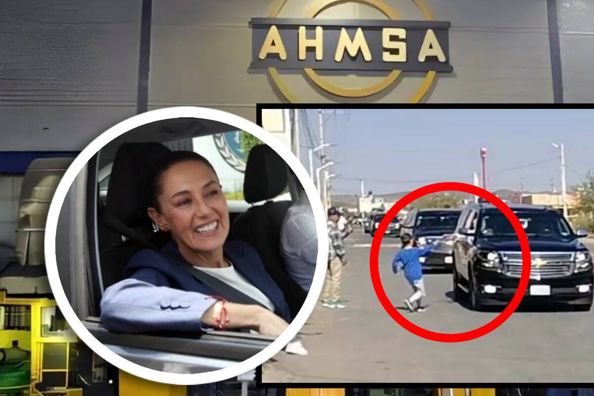 Niño entrega carta a Sheinbaum pidiendo ayuda para su papá que quedó sin trabajo tras quiebra de AHMSA