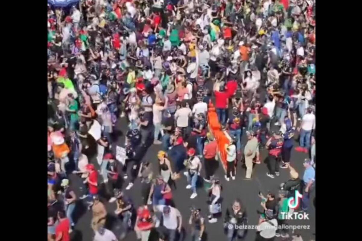 Aficionados del Gran Premio de México hacen baile masivo de "Payaso de Rodeo" (VIDEO TikTok)