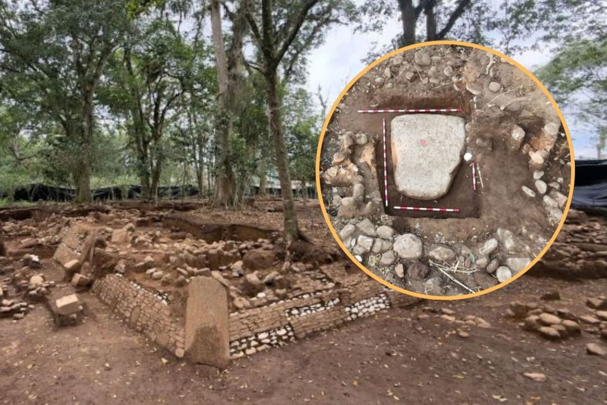 Especialistas del INAH en Veracruz descubren una plataforma ceremonial de hace más de mil 400 años con una decoración que nunca antes se había visto en la región