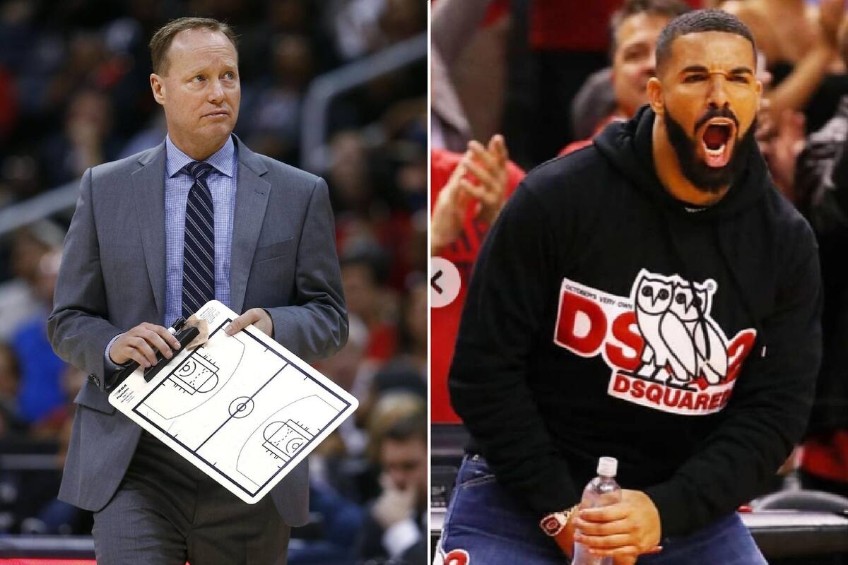 Entrenador de Bucks regaña a Drake por rol en Raptors