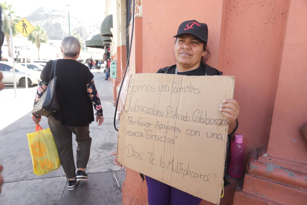 Migrantes en Sonora: Viajan 6 meses de Venezuela a los EU ante la necesidad de un futuro mejor