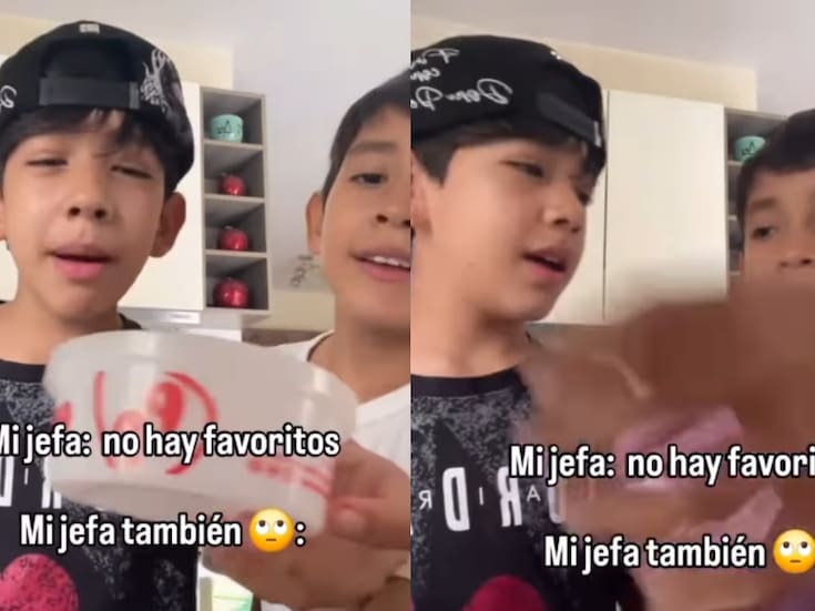 “Vean nuestro tupper del Pollo Pepe”: Niños se viralizan al quejarse del favoritismo de su mamá hacia su hermana